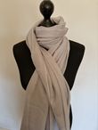 Fine, Handmade, 100% Cashmere, Grey Pashmina