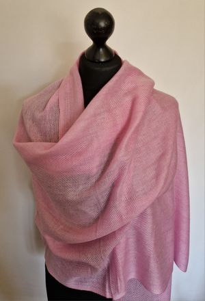Pink Cashmere Scarf